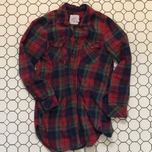 H&M flannel tunic